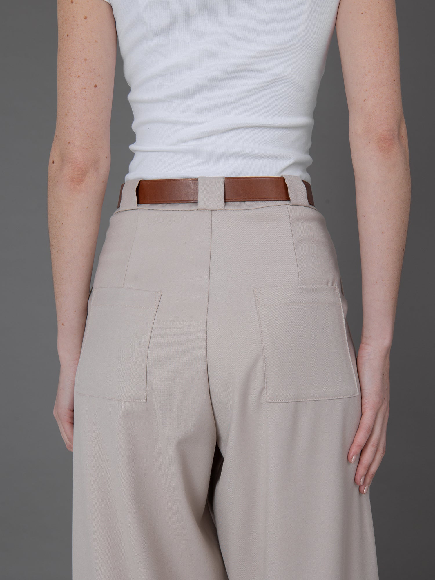 Lino pants beige
