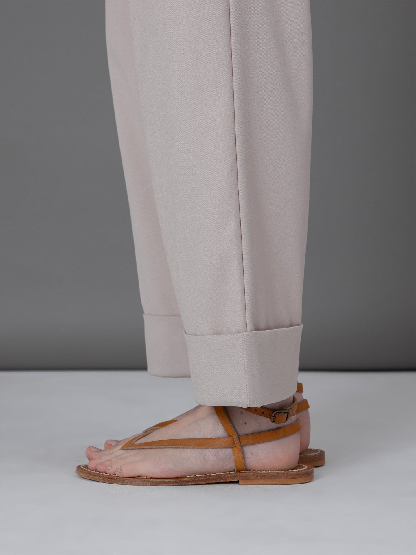Lino pants beige
