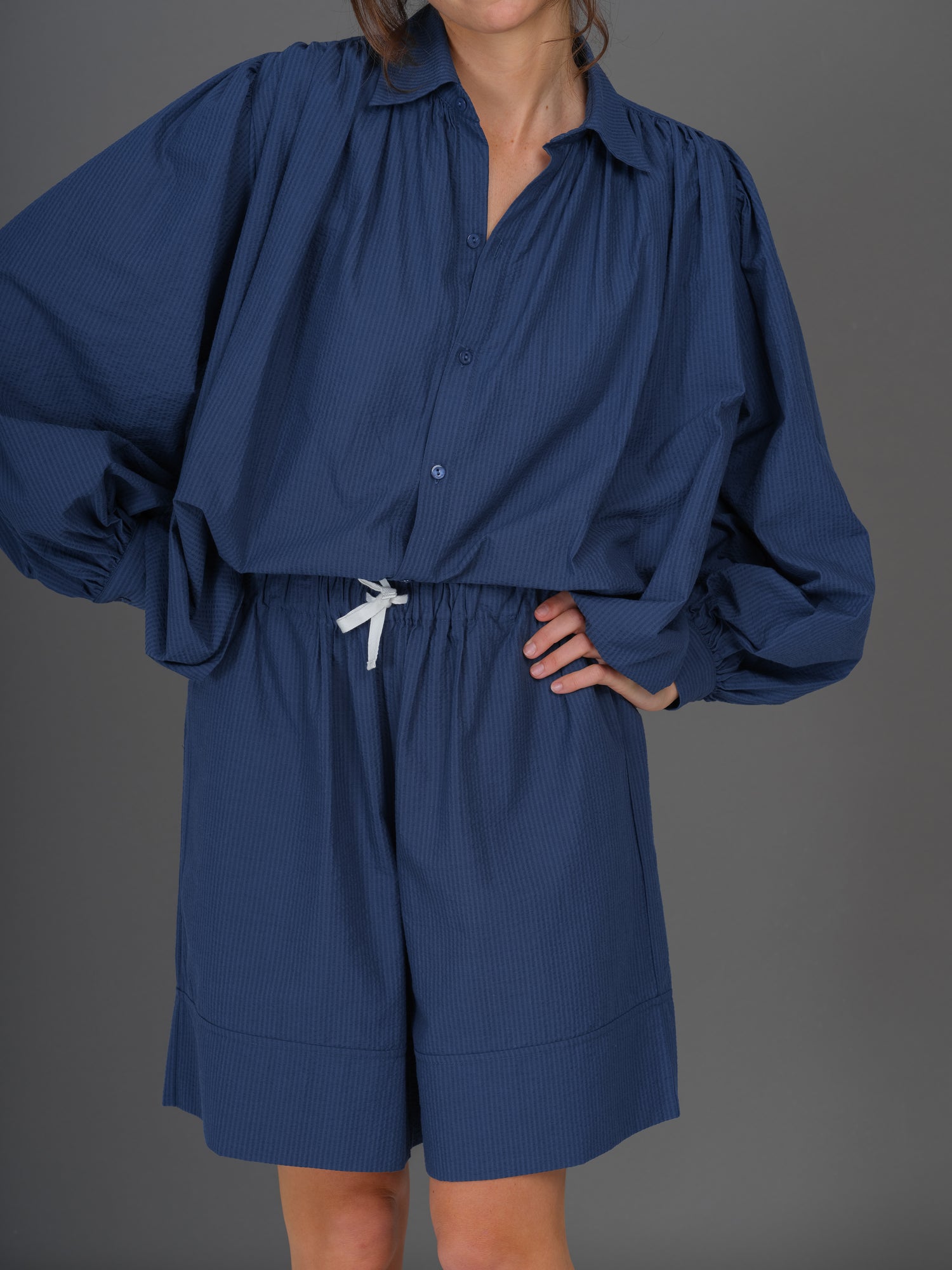 Short Lido bleu