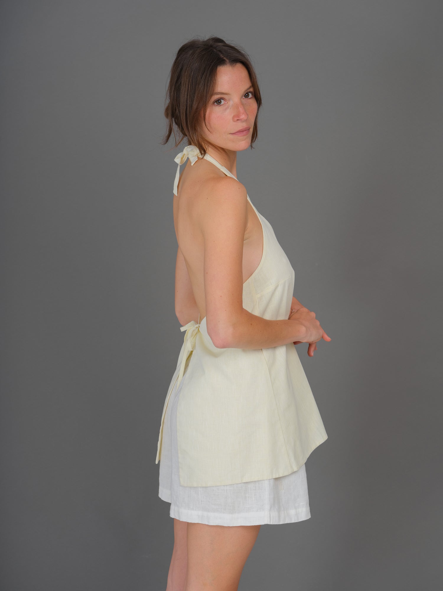 Leslie top butter yellow