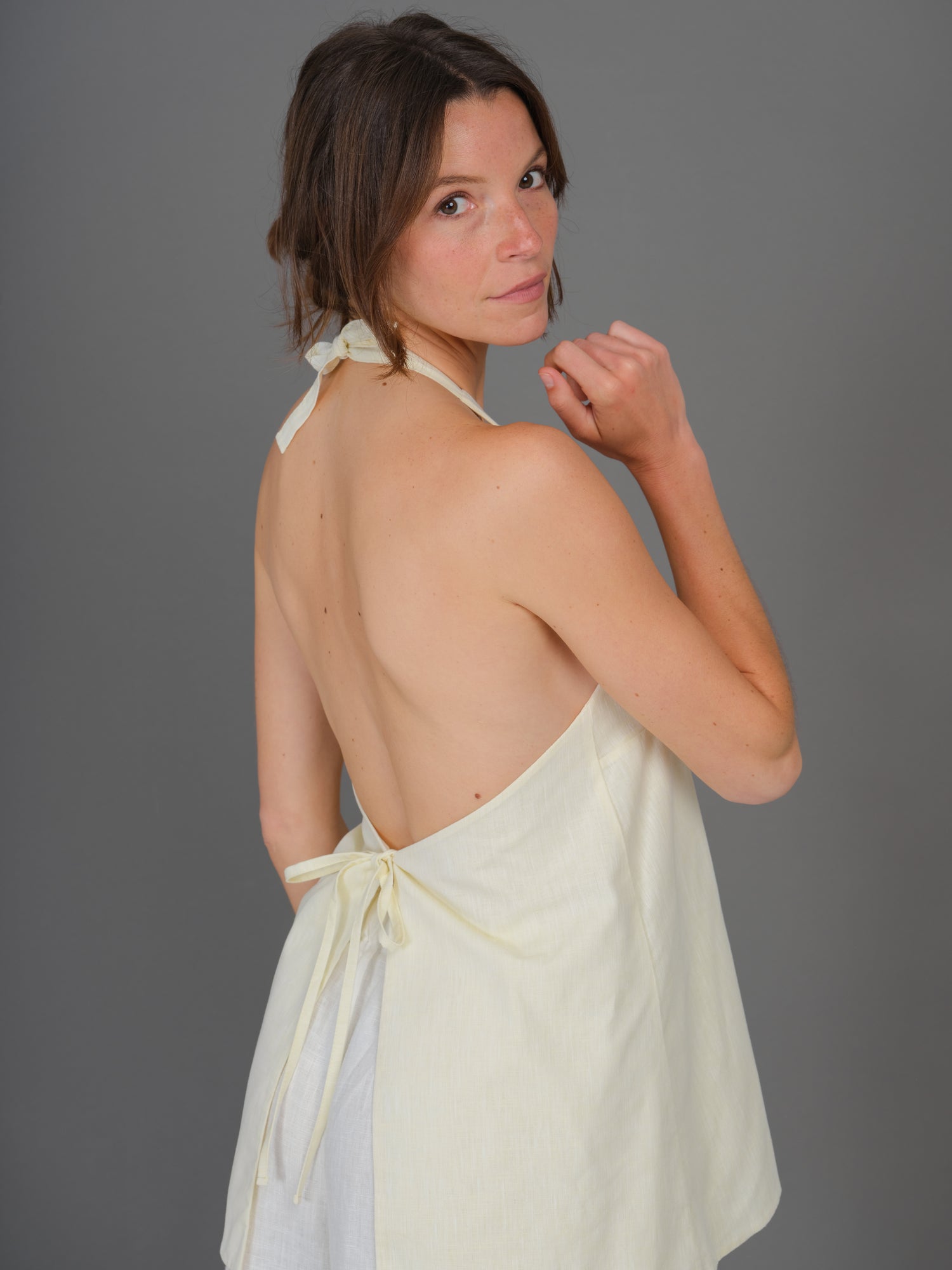 Leslie top butter yellow