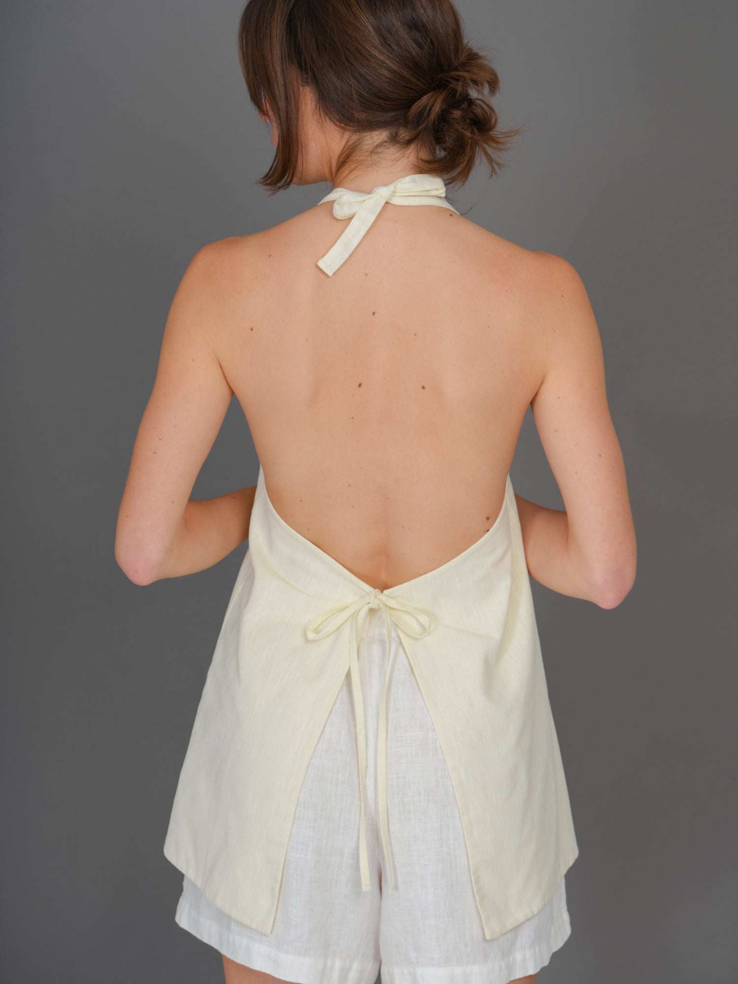 Leslie top butter yellow