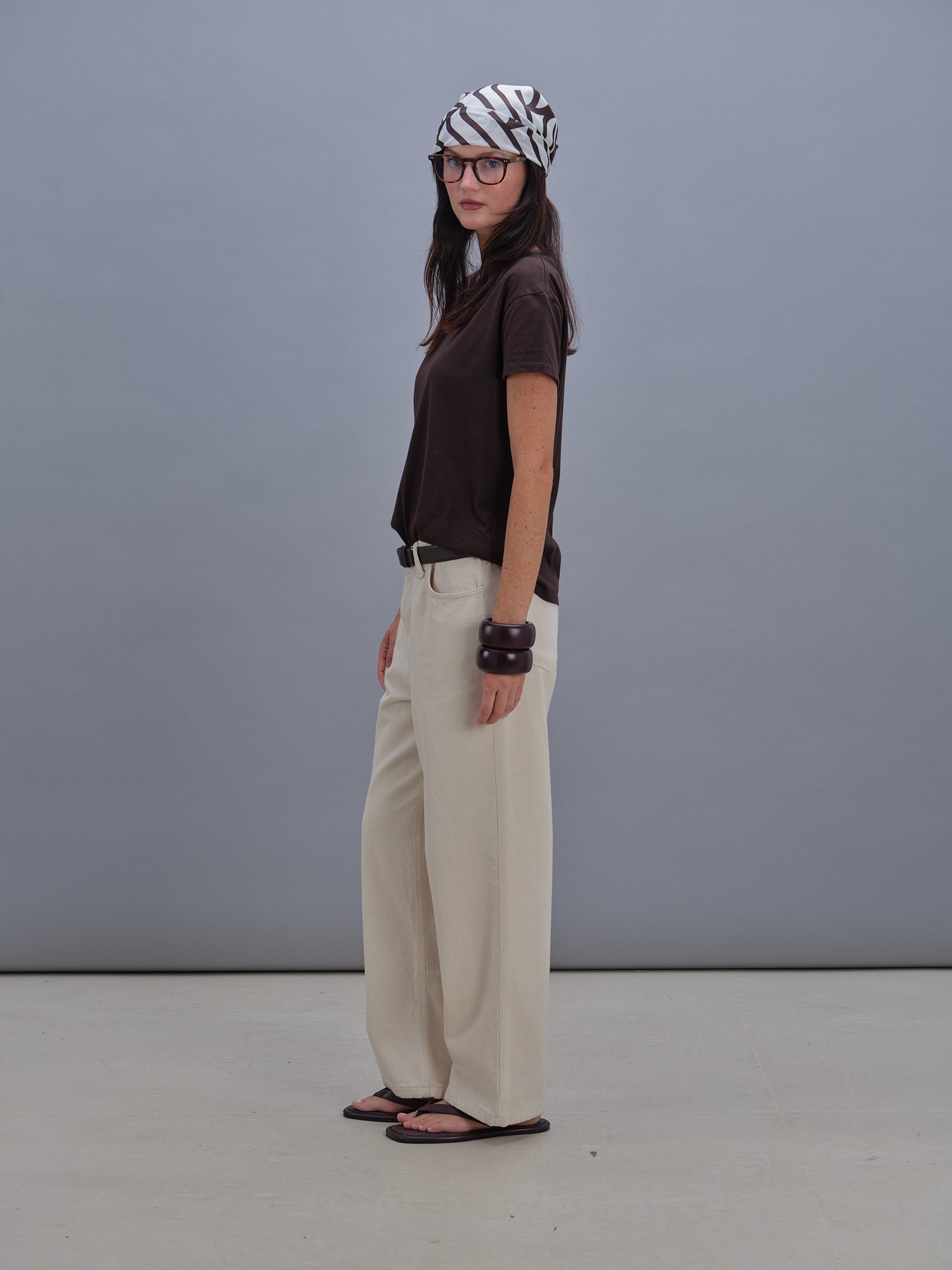 Marlon T-shirt brown supima