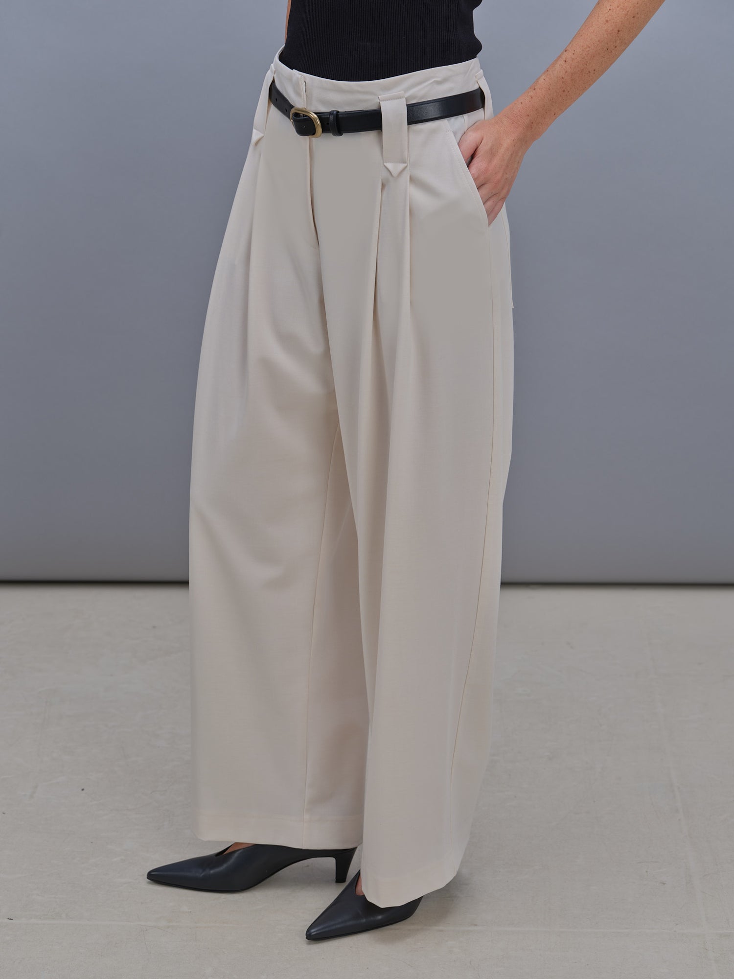 Pantalon André crème