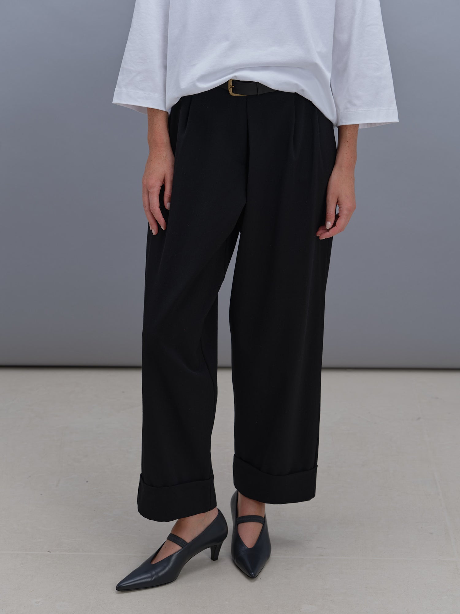 Lino pants black