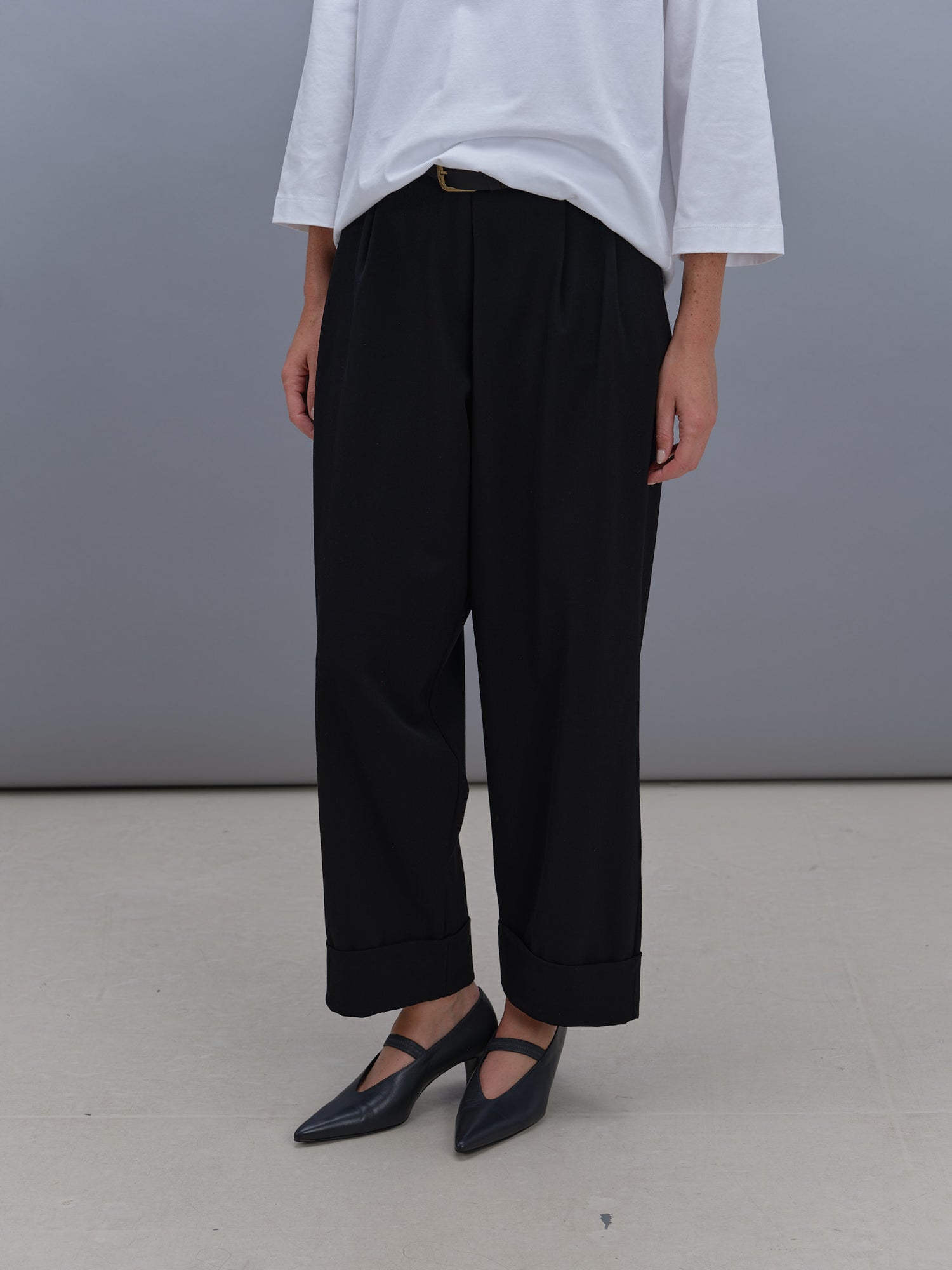 Lino pants black