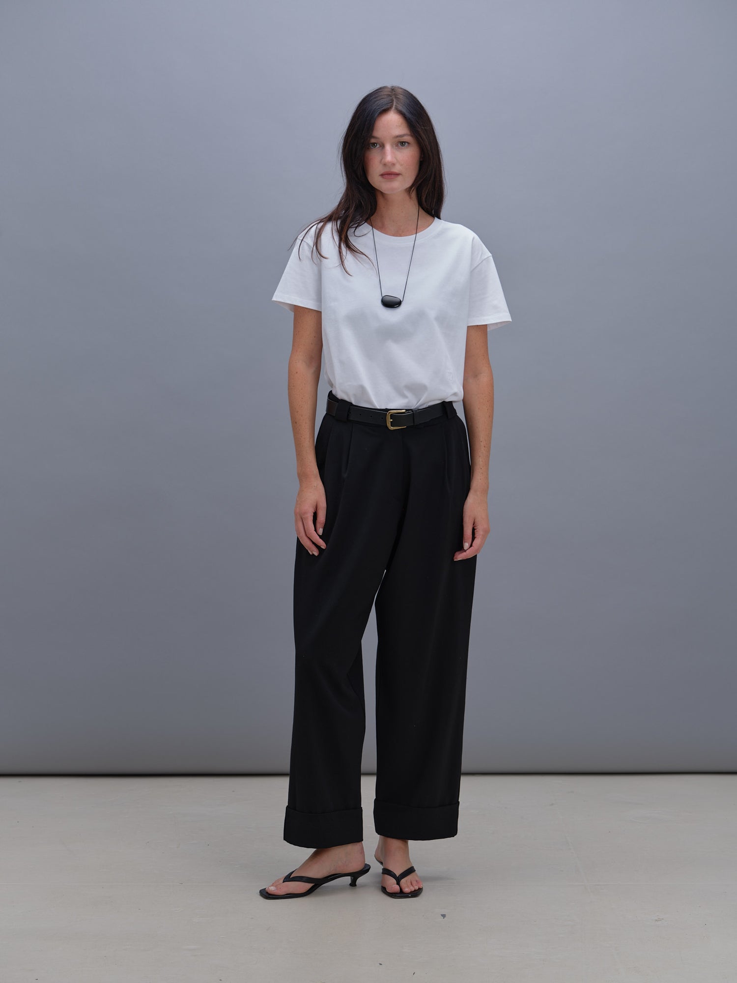 Lino pants black