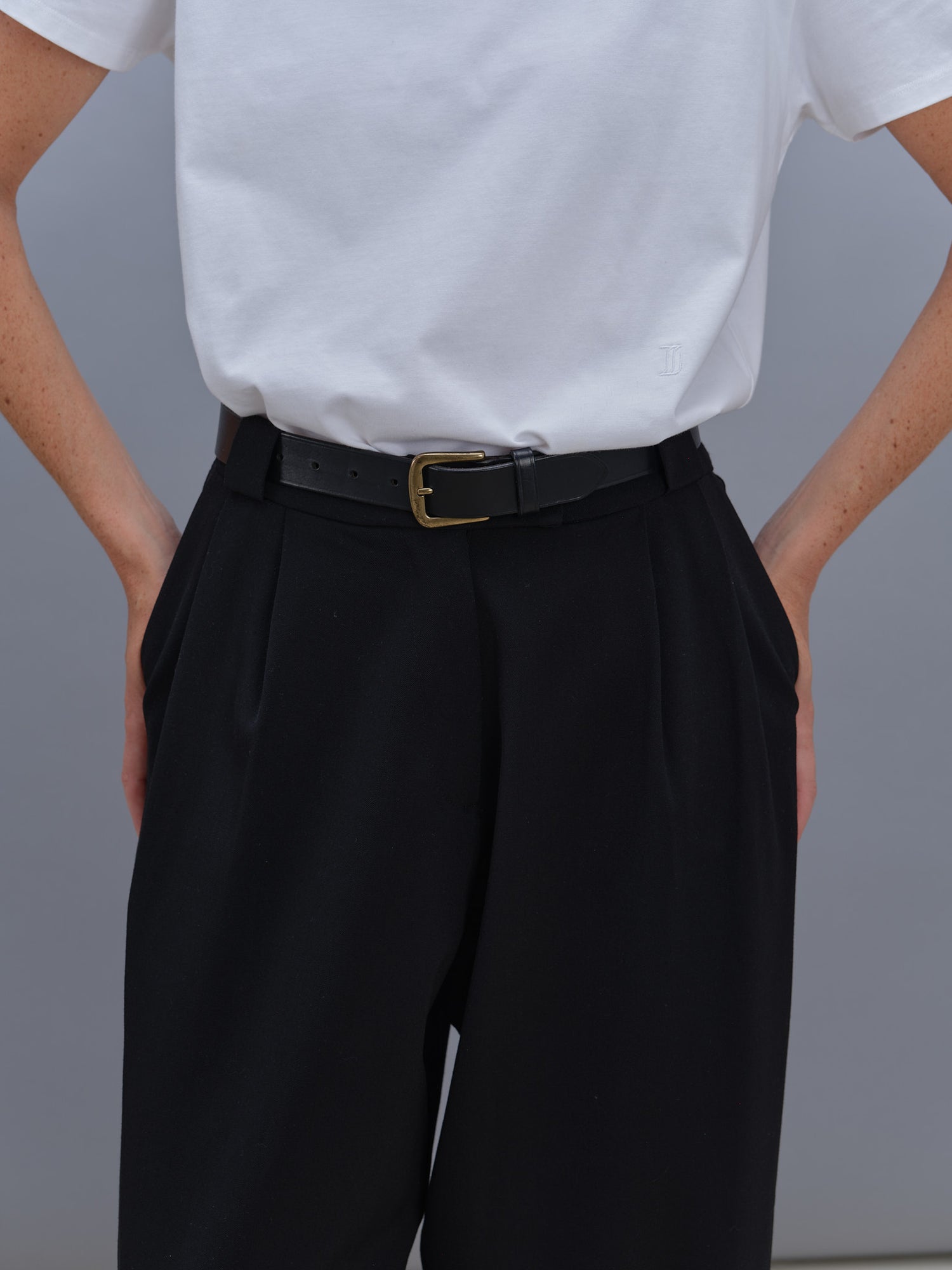Lino pants black