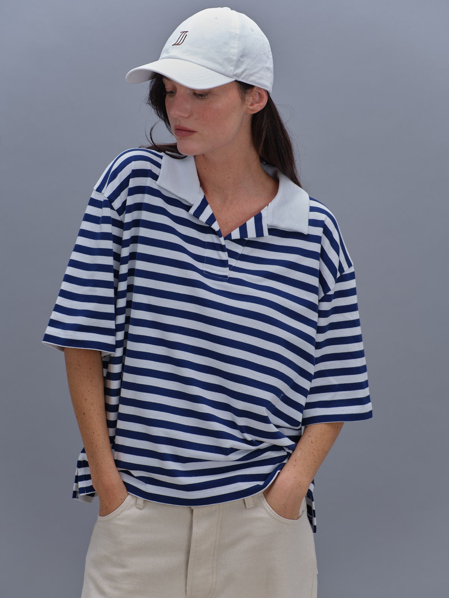 Charlie cap white