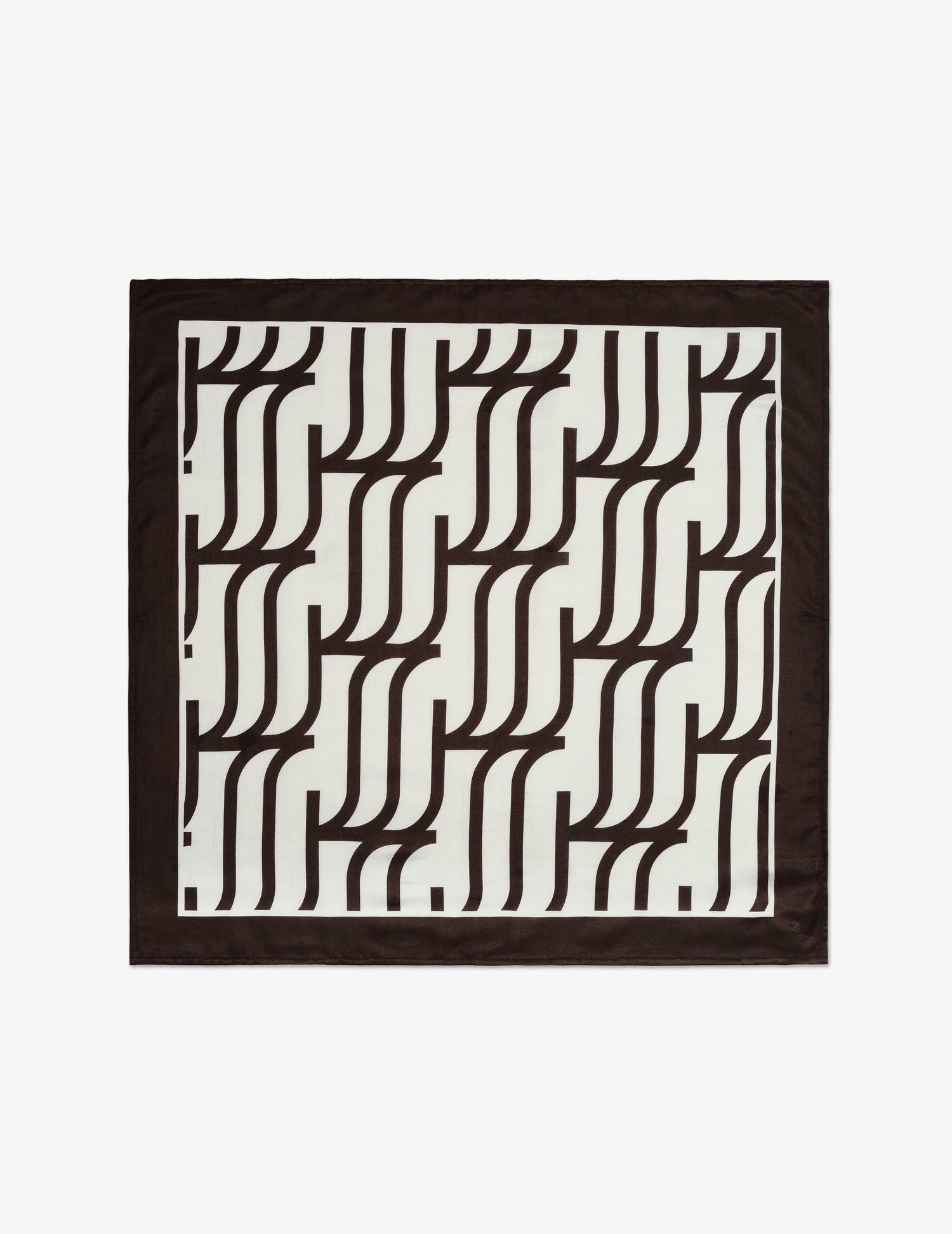 Foulard Holly marron
