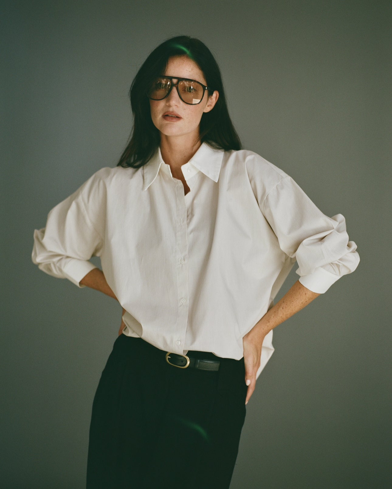 Chloé shirt with beige stripes