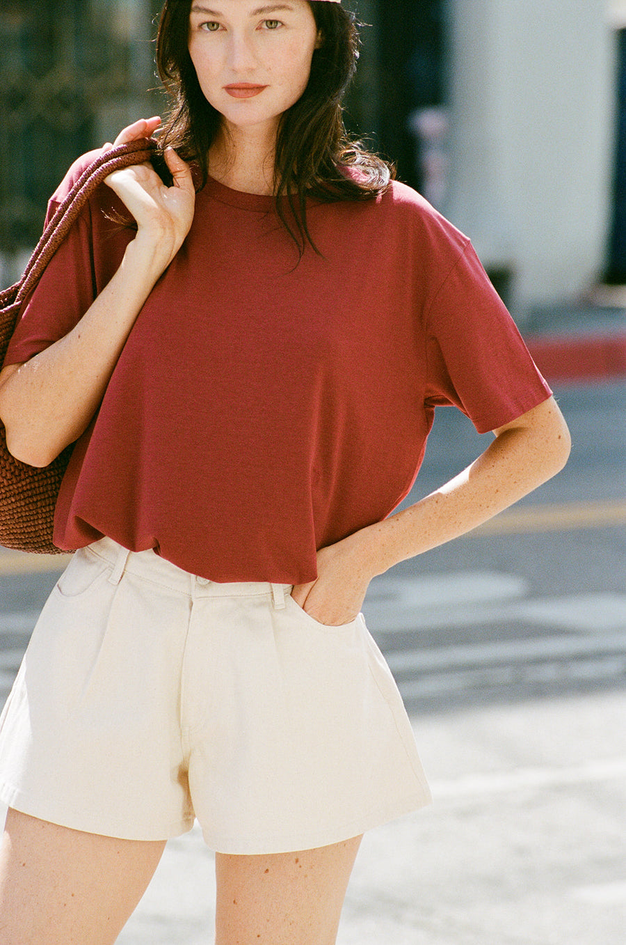 T-shirt Milo rouge