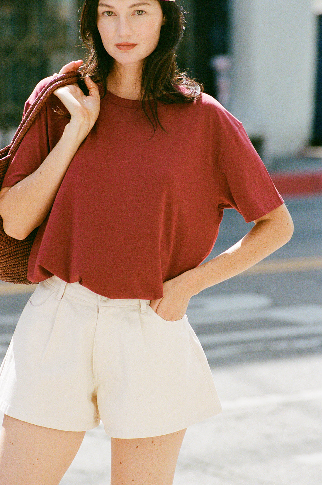 T-shirt Milo rouge
