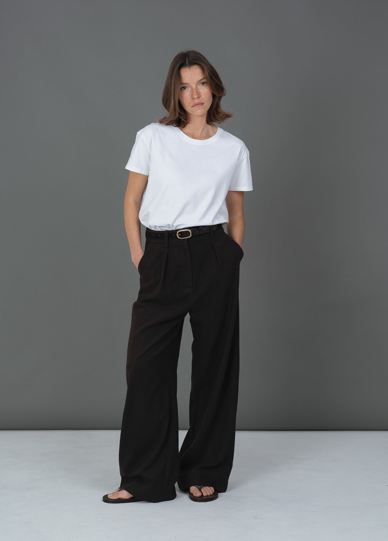 Woody pants brown