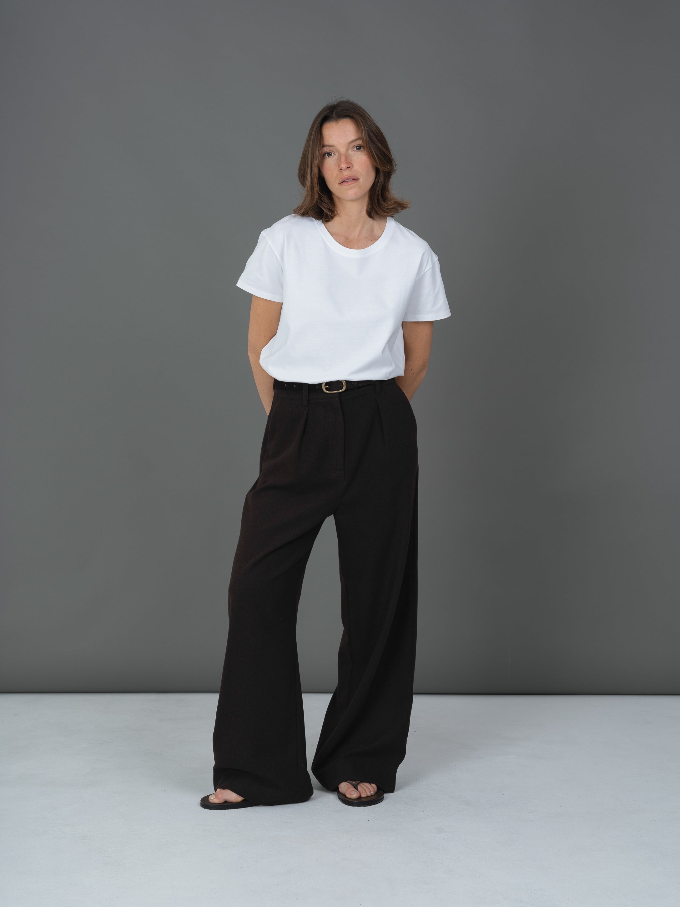 Pantalon Woody chocolat 