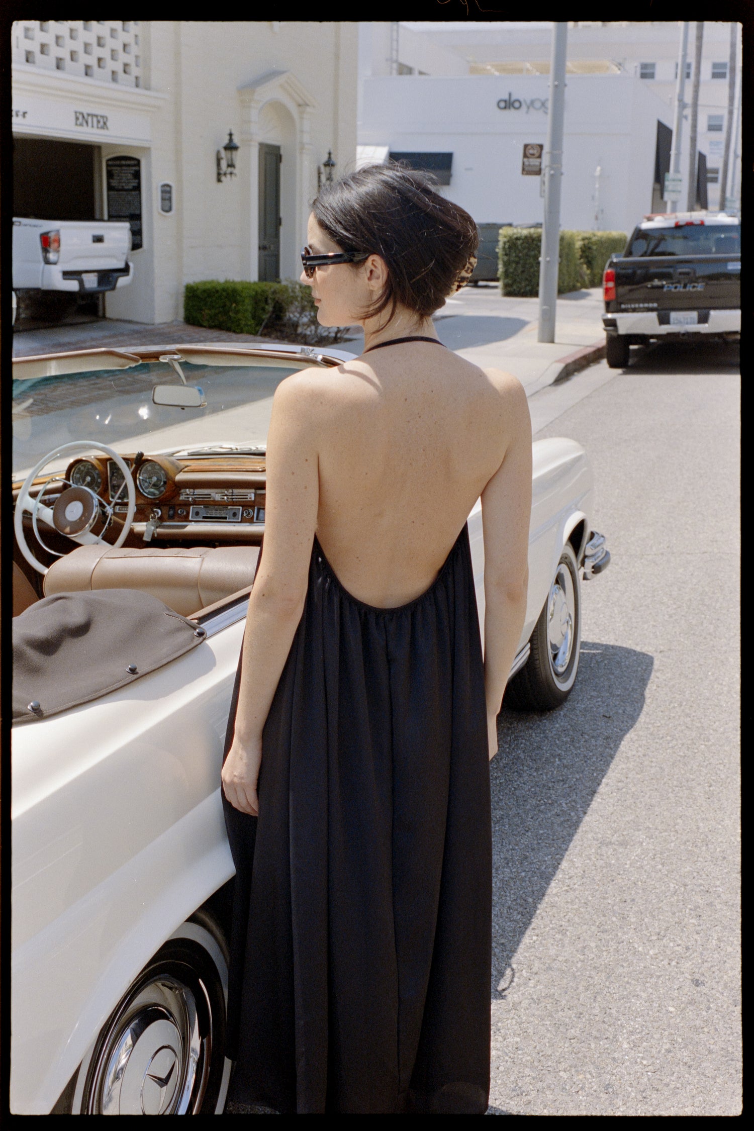 Moon dress black