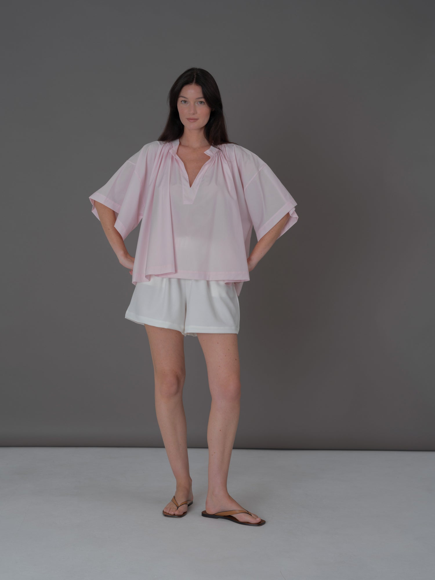 Chemise Vanessa rose