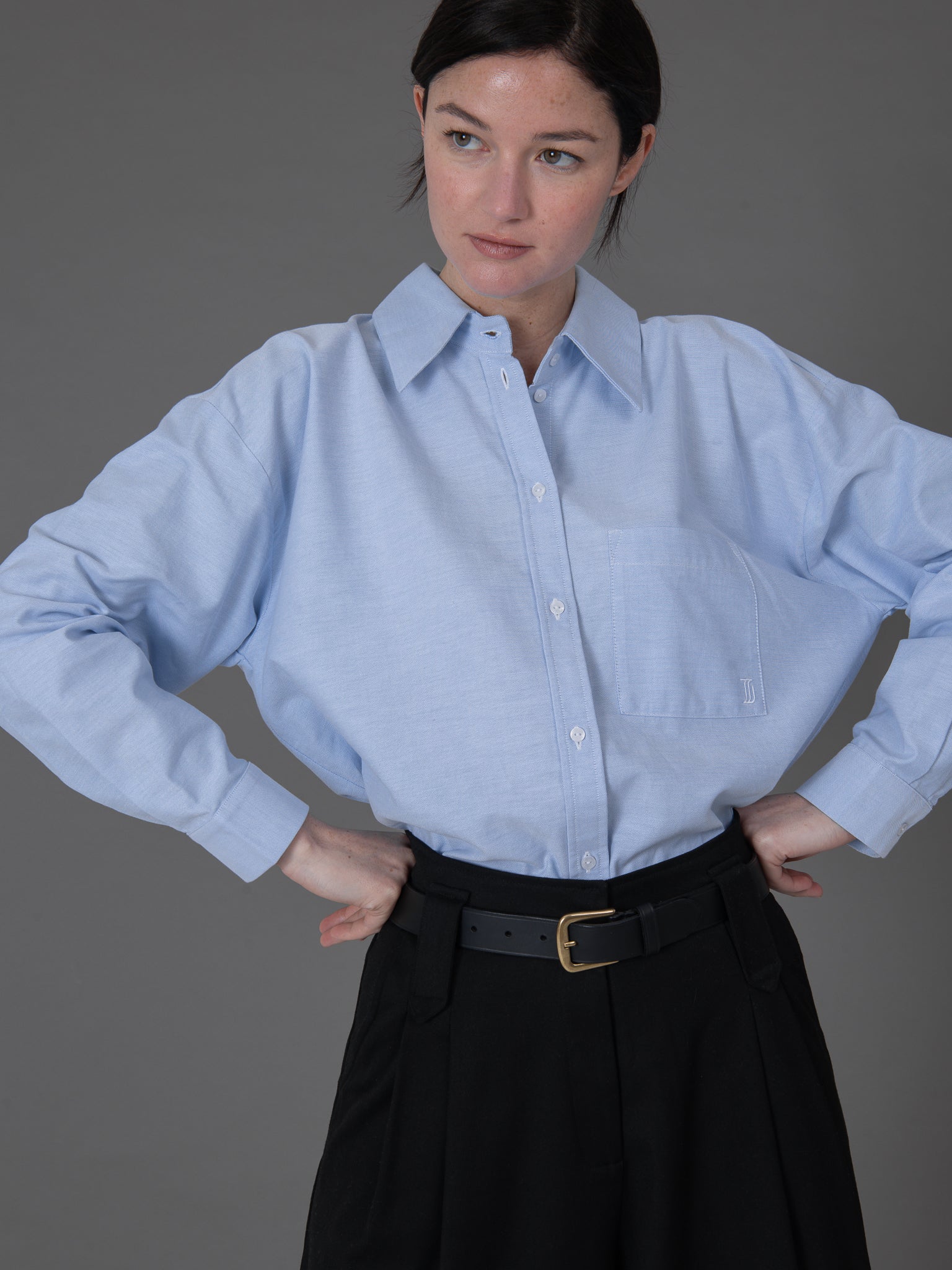 CHEMISE ANNA BLEU CIEL