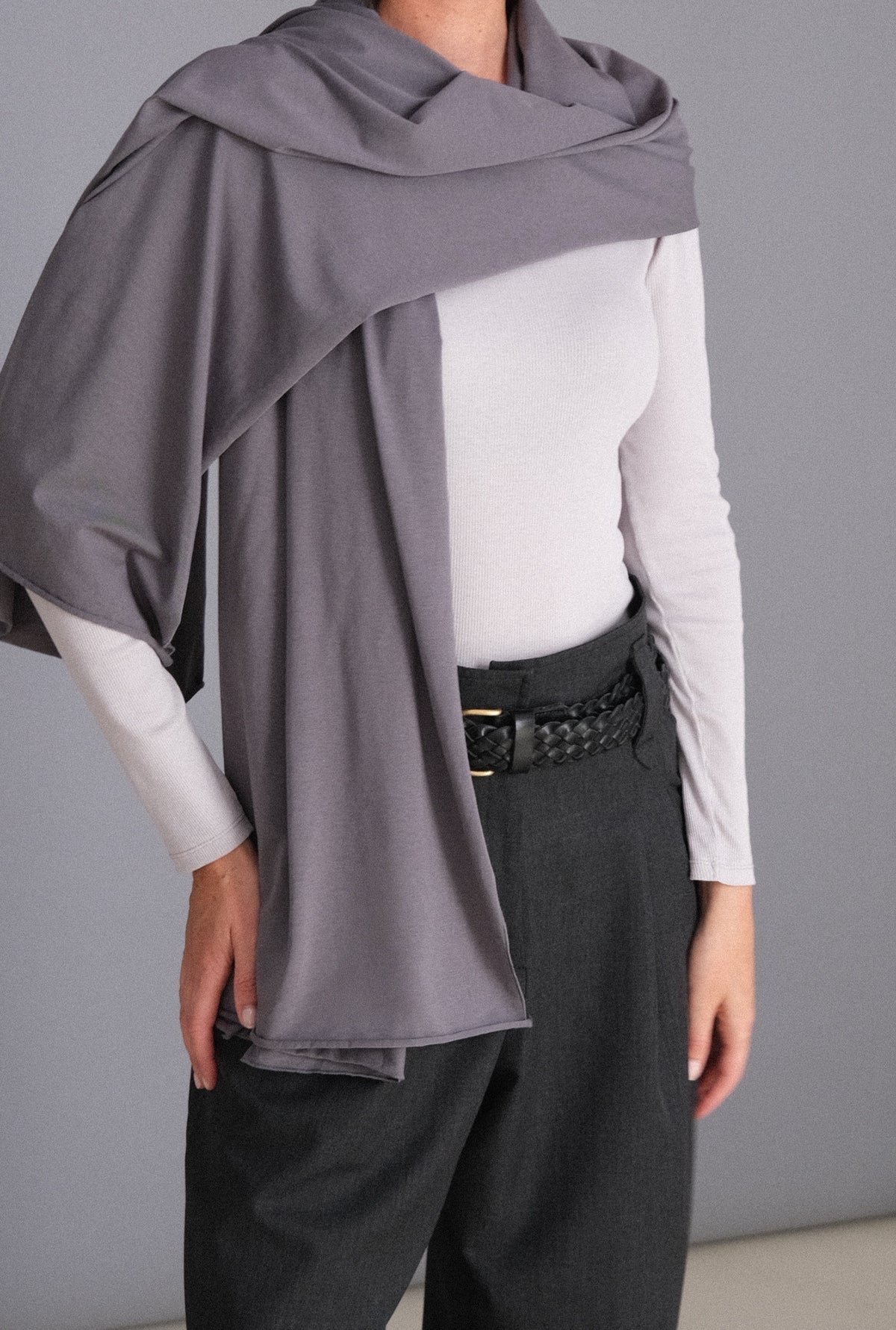 Demi scraf grey