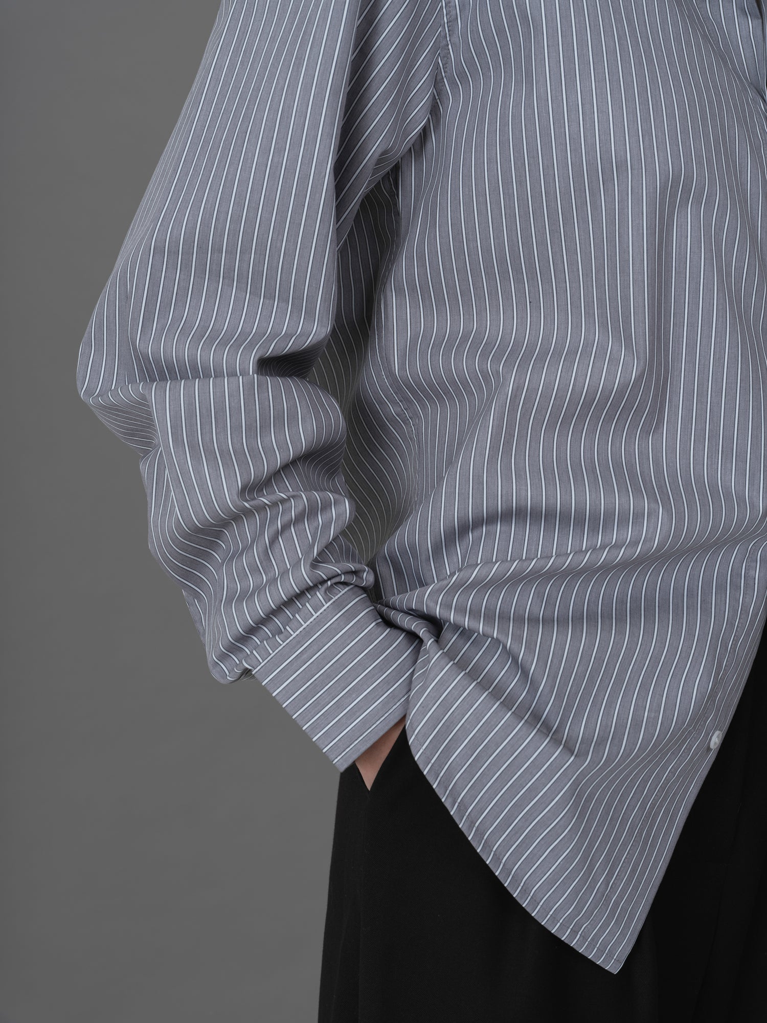 Oscar grey striped shirt