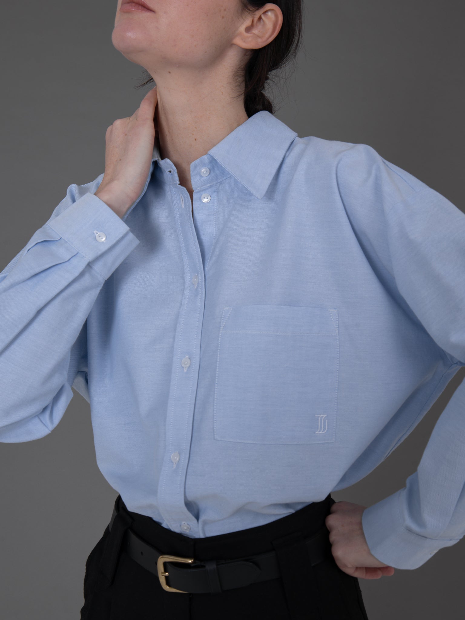CHEMISE ANNA BLEU CIEL