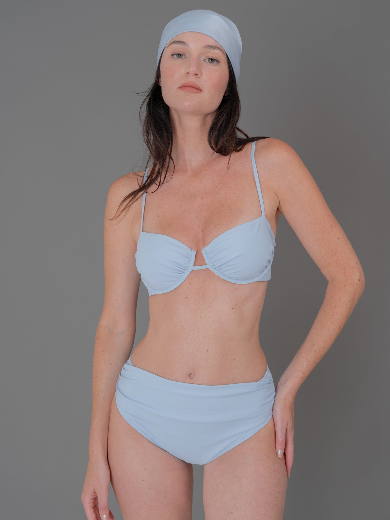 Bikini top Riviera blue