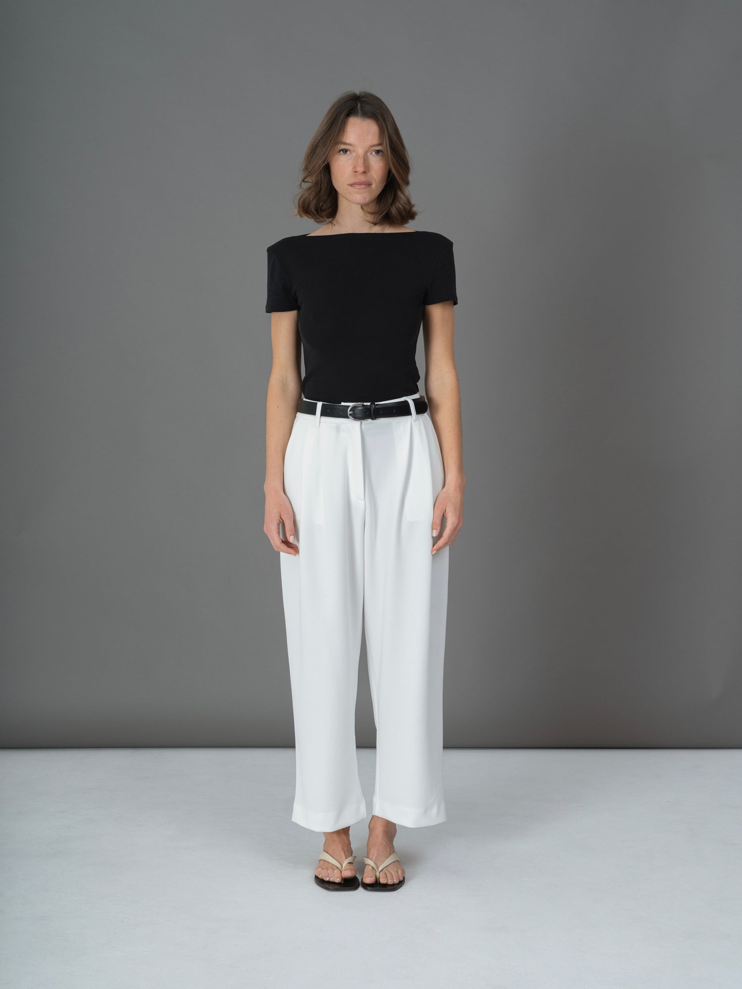 T-shirt bateau noir 