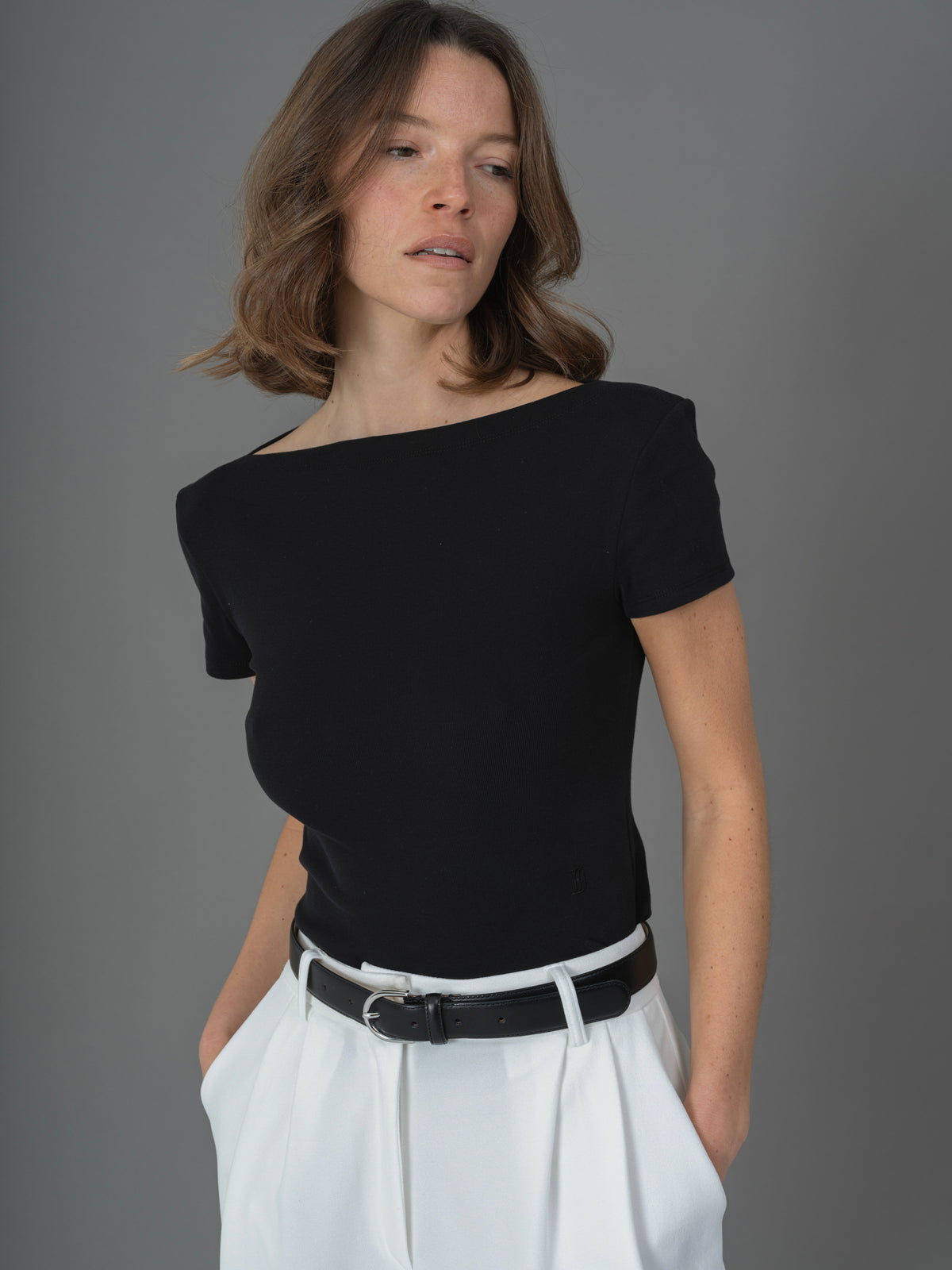 Boat tee black