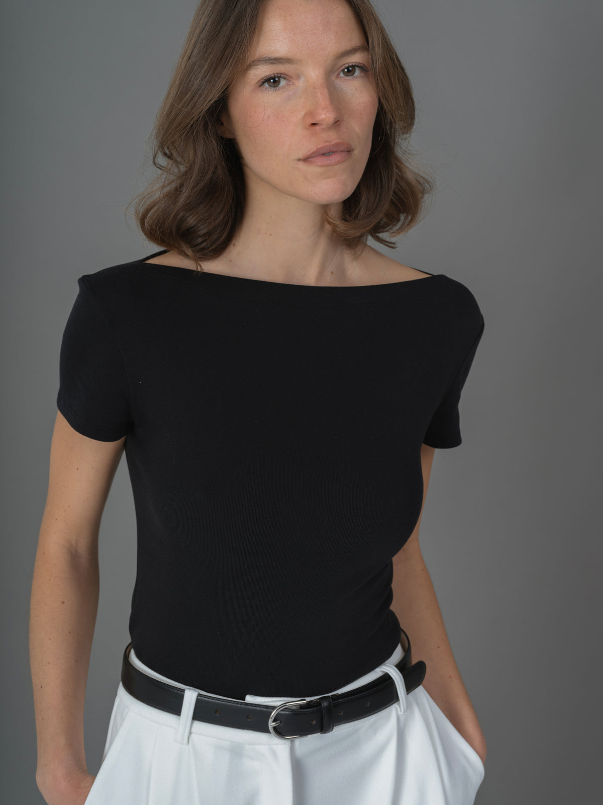 Boat tee black
