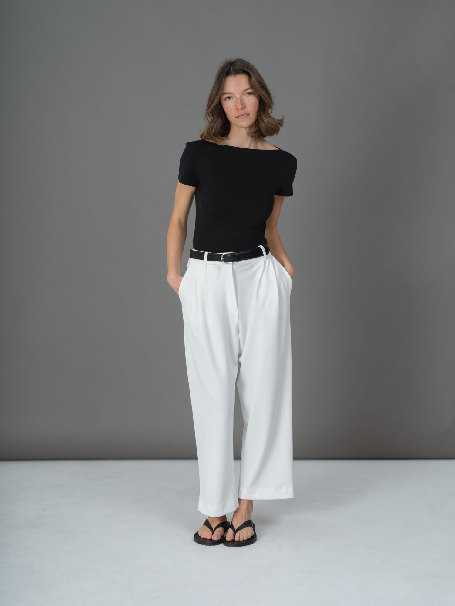 T-shirt bateau noir 
