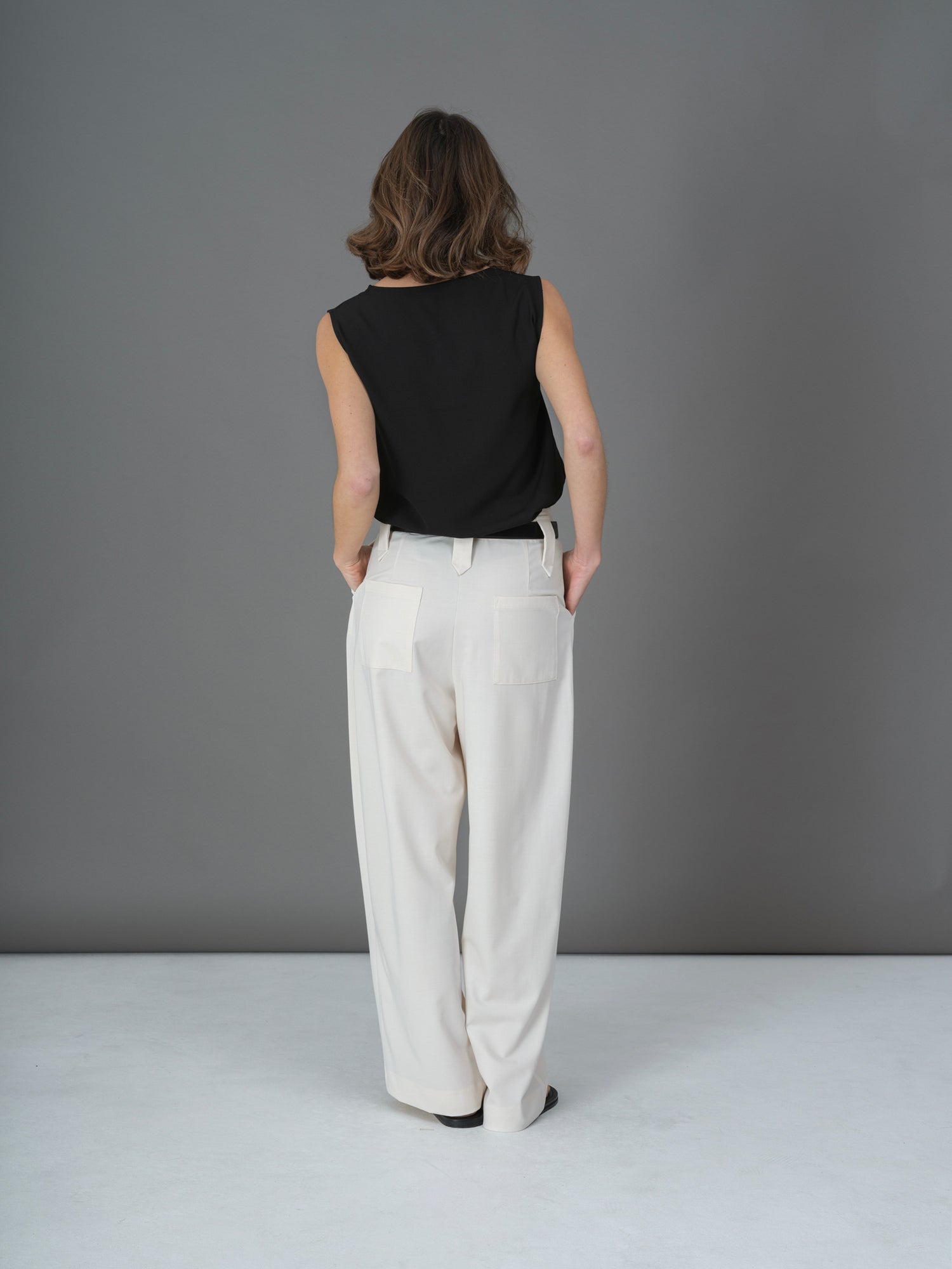 Cream André pants