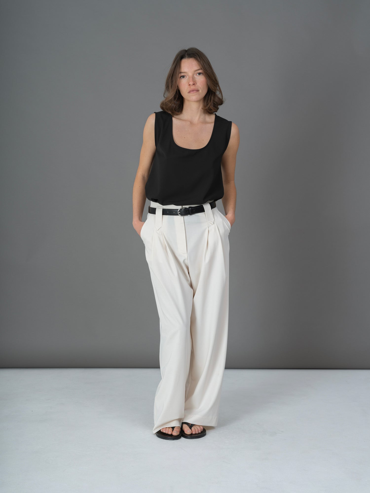 Cream André pants