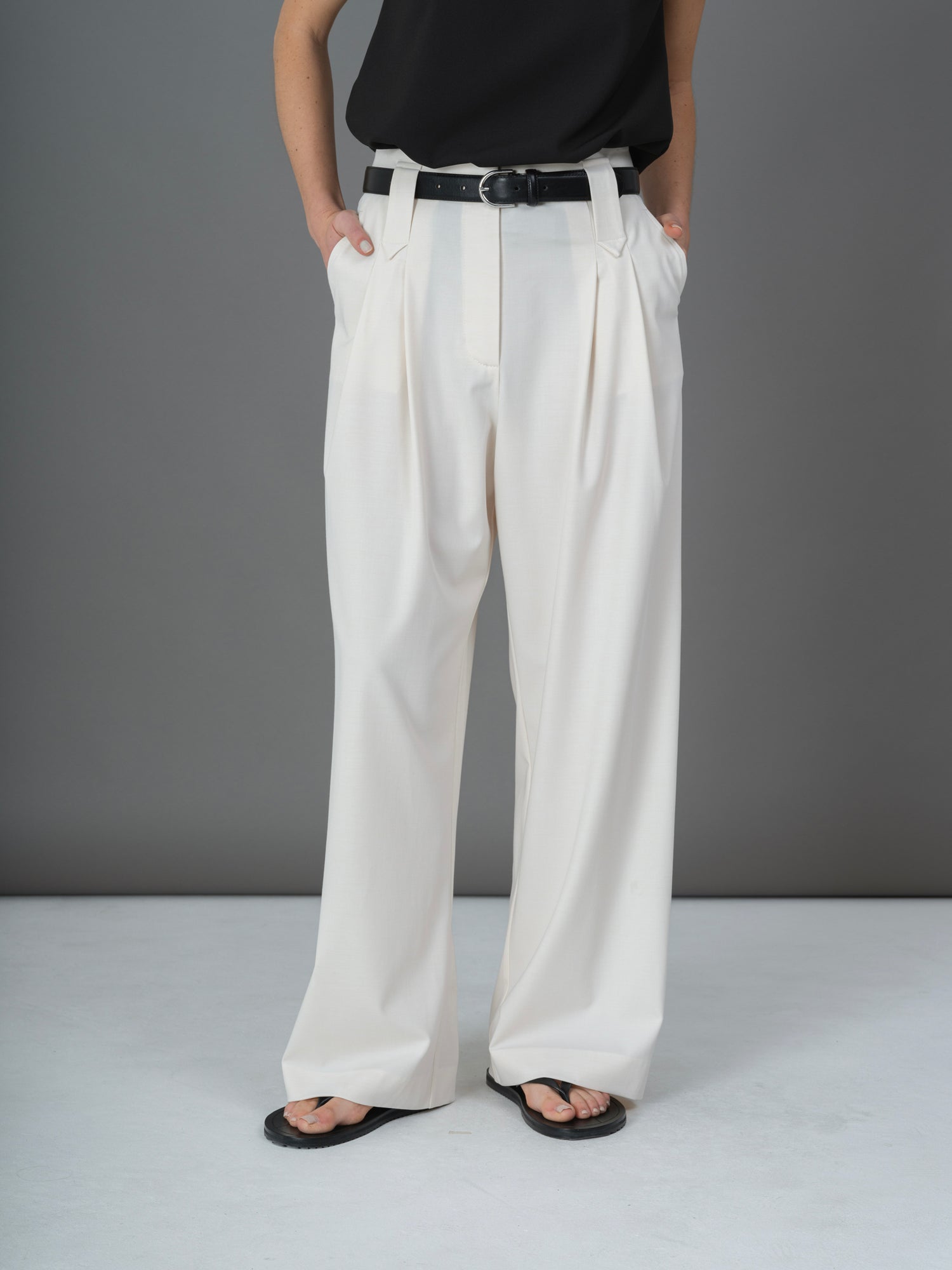 Cream André pants
