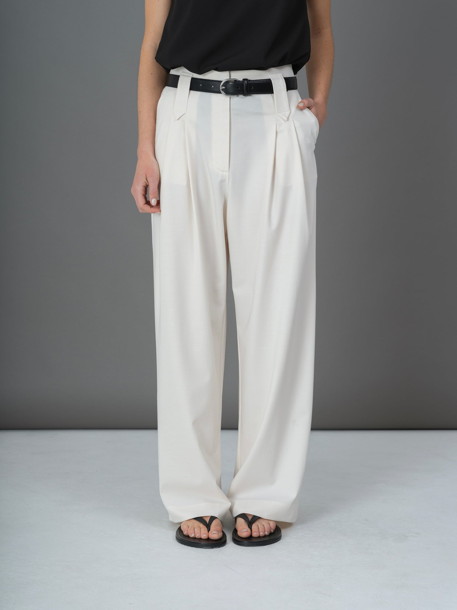 Cream André pants