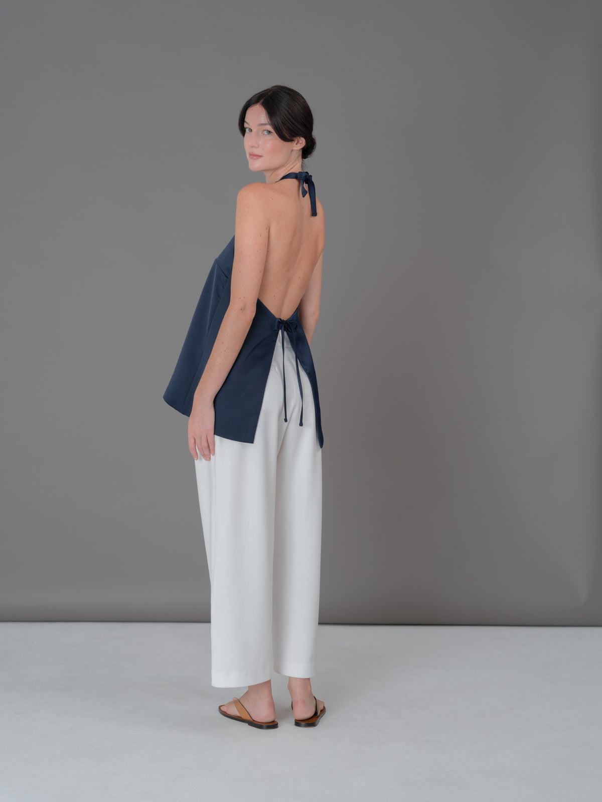 Leslie top midnight blue