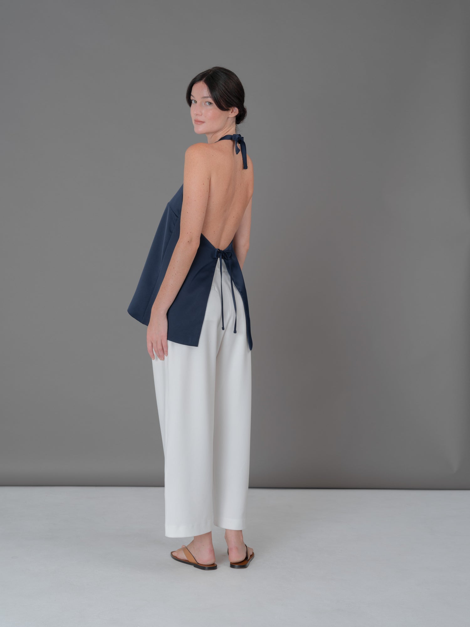 Leslie top midnight blue