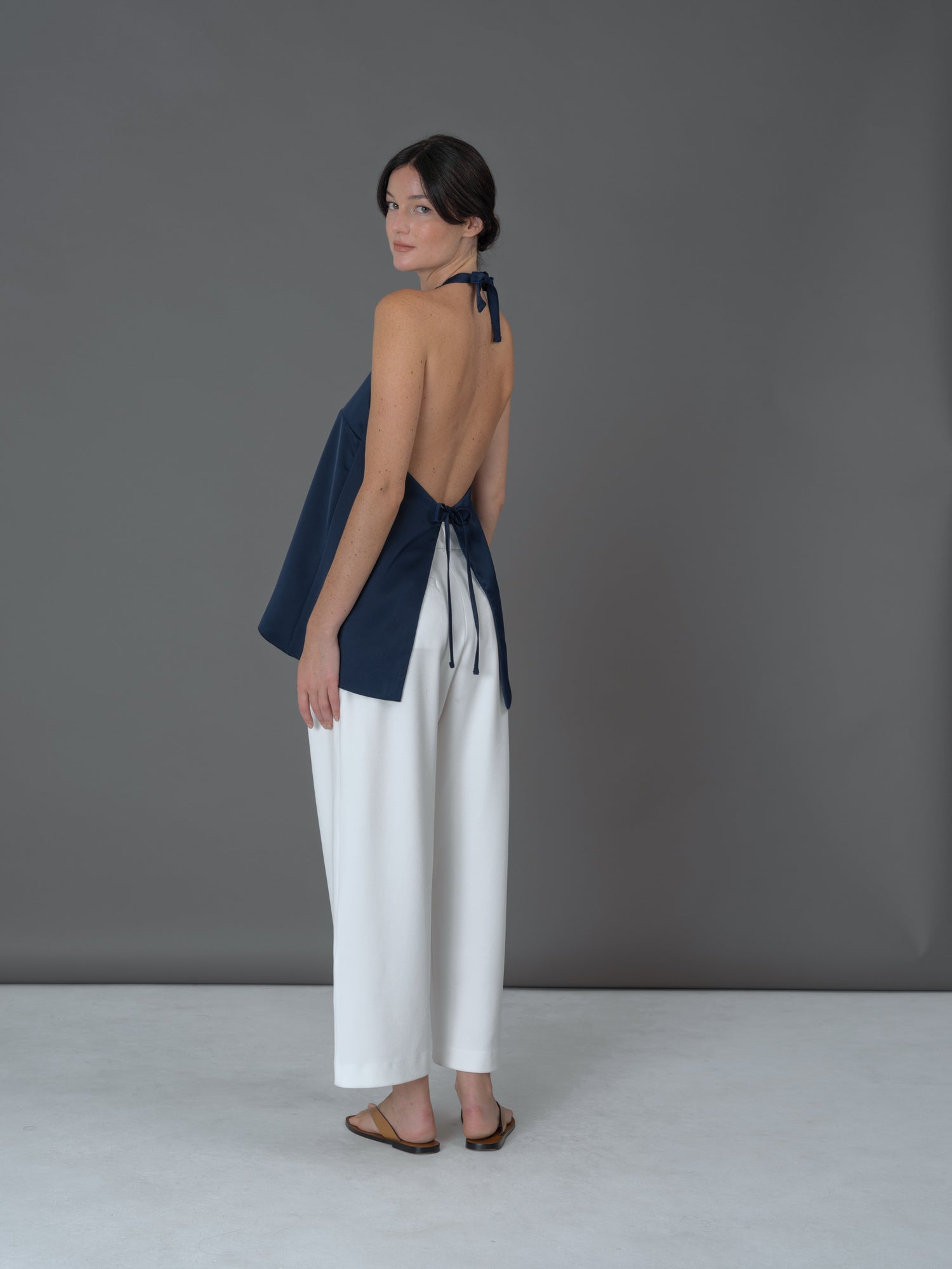 Leslie top midnight blue