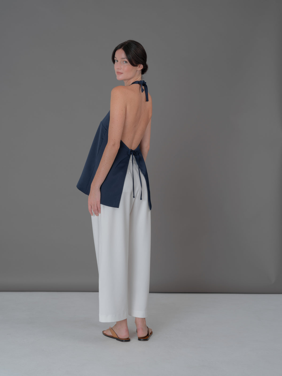 Leslie top midnight blue