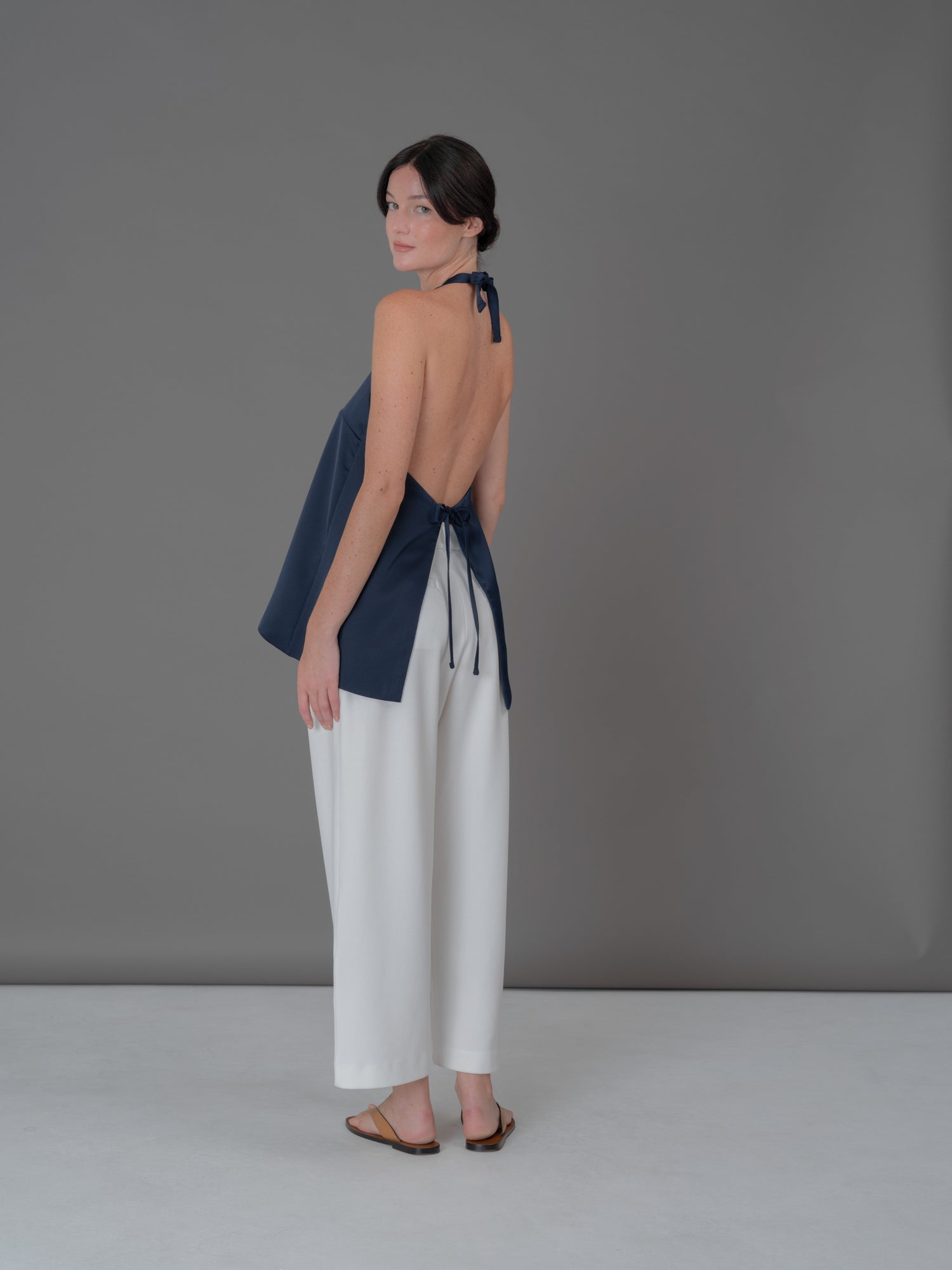 Leslie top midnight blue