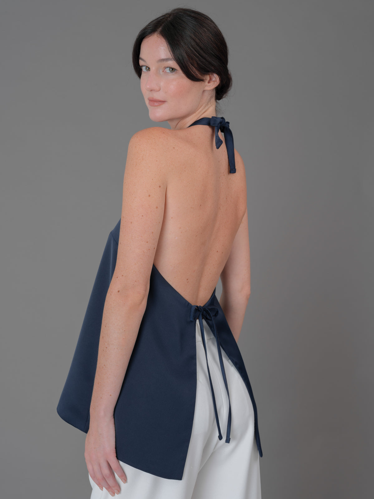 Leslie top midnight blue