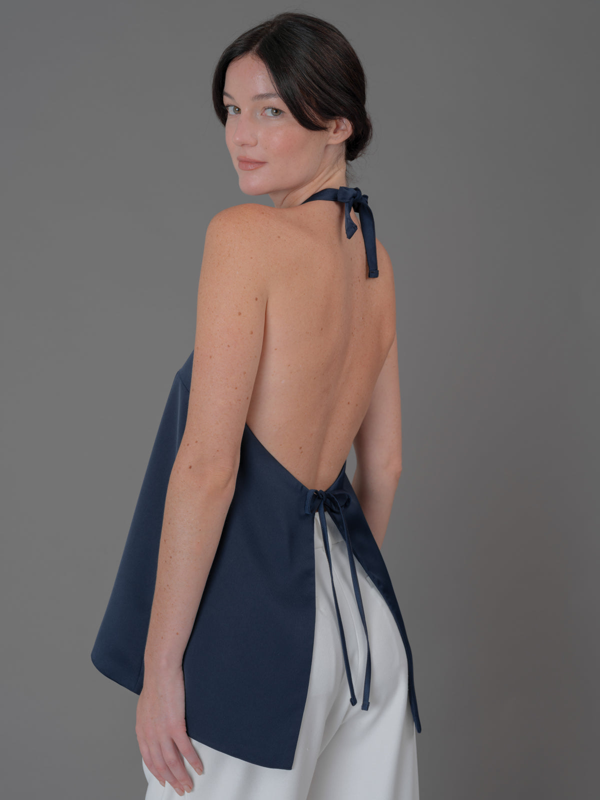 Leslie top midnight blue