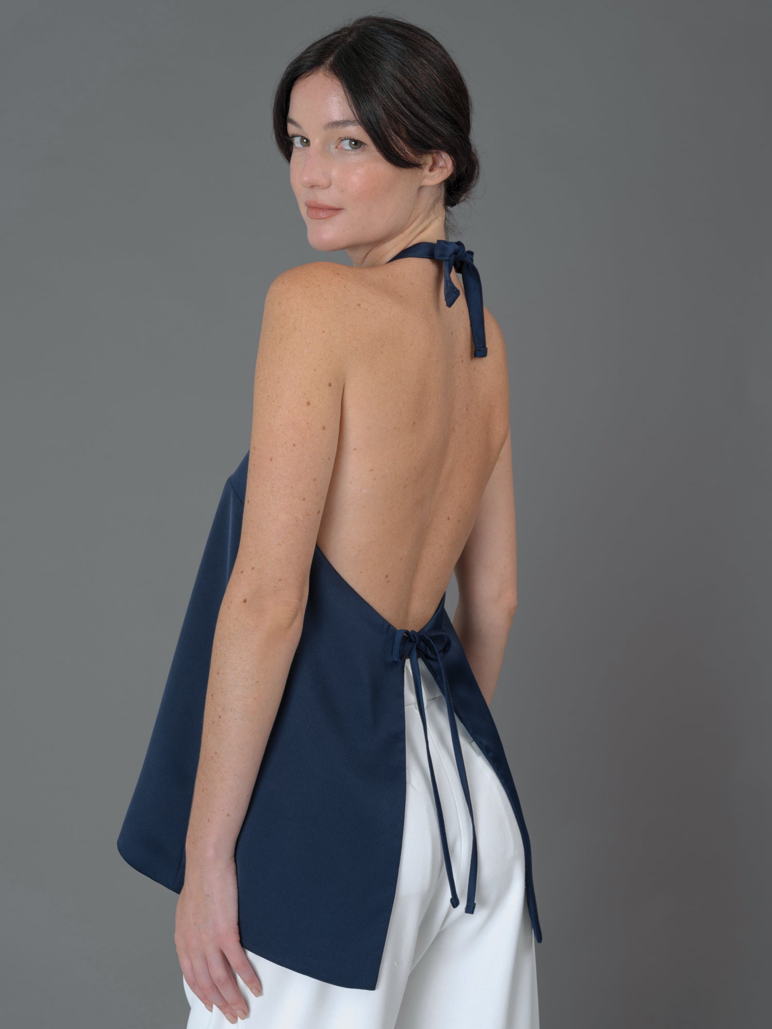 Leslie top midnight blue