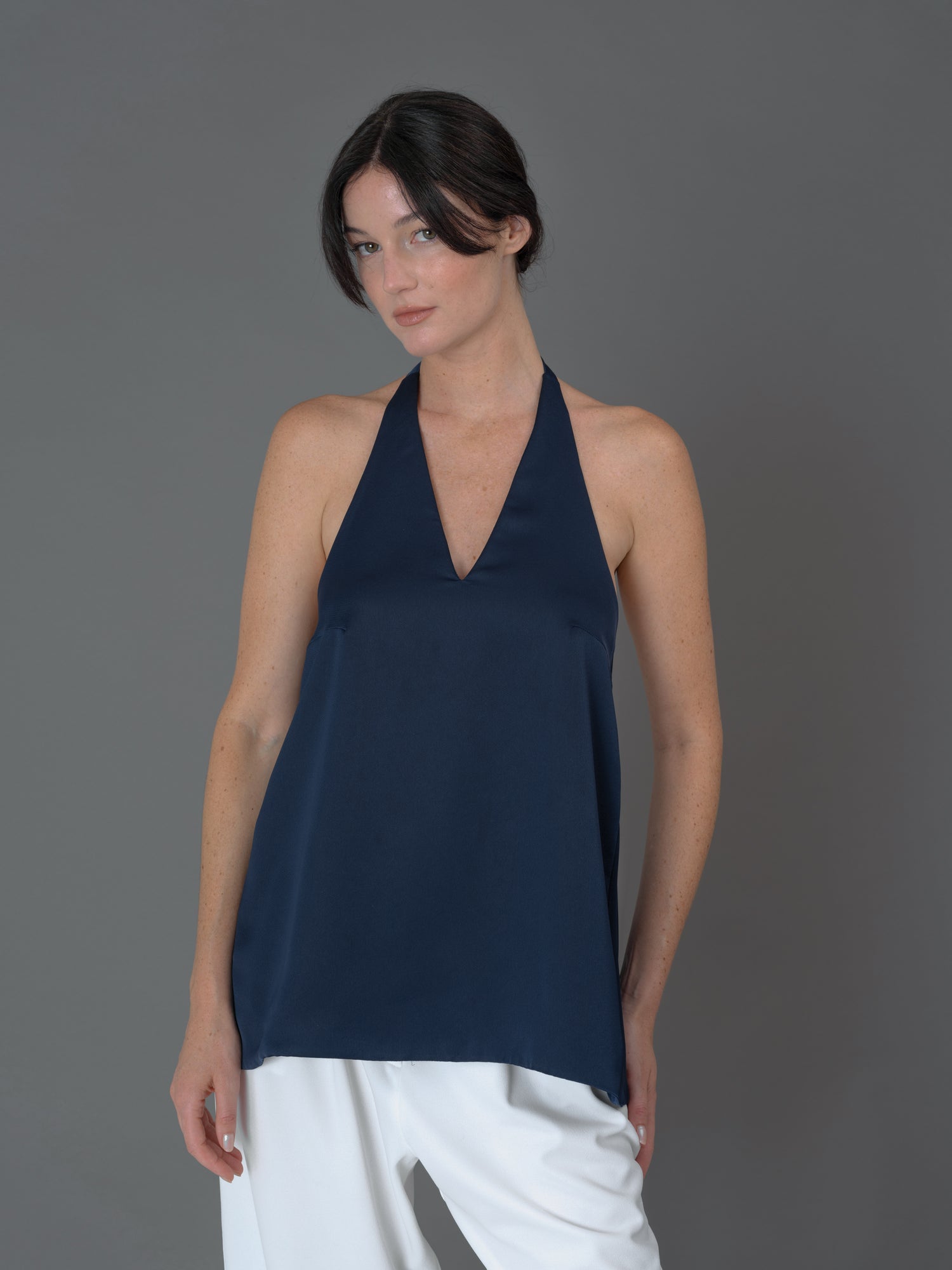 Leslie top midnight blue
