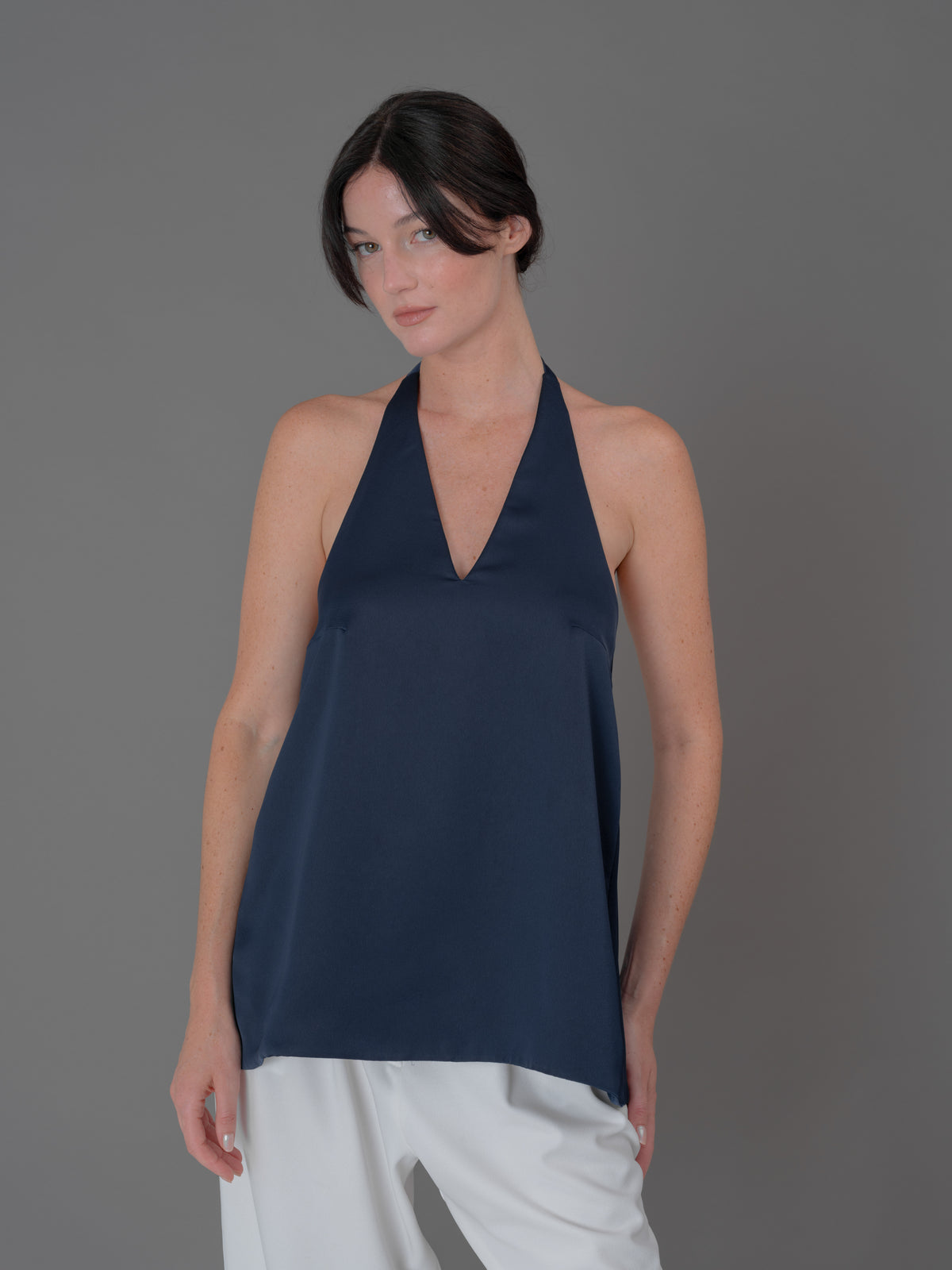 Leslie top midnight blue