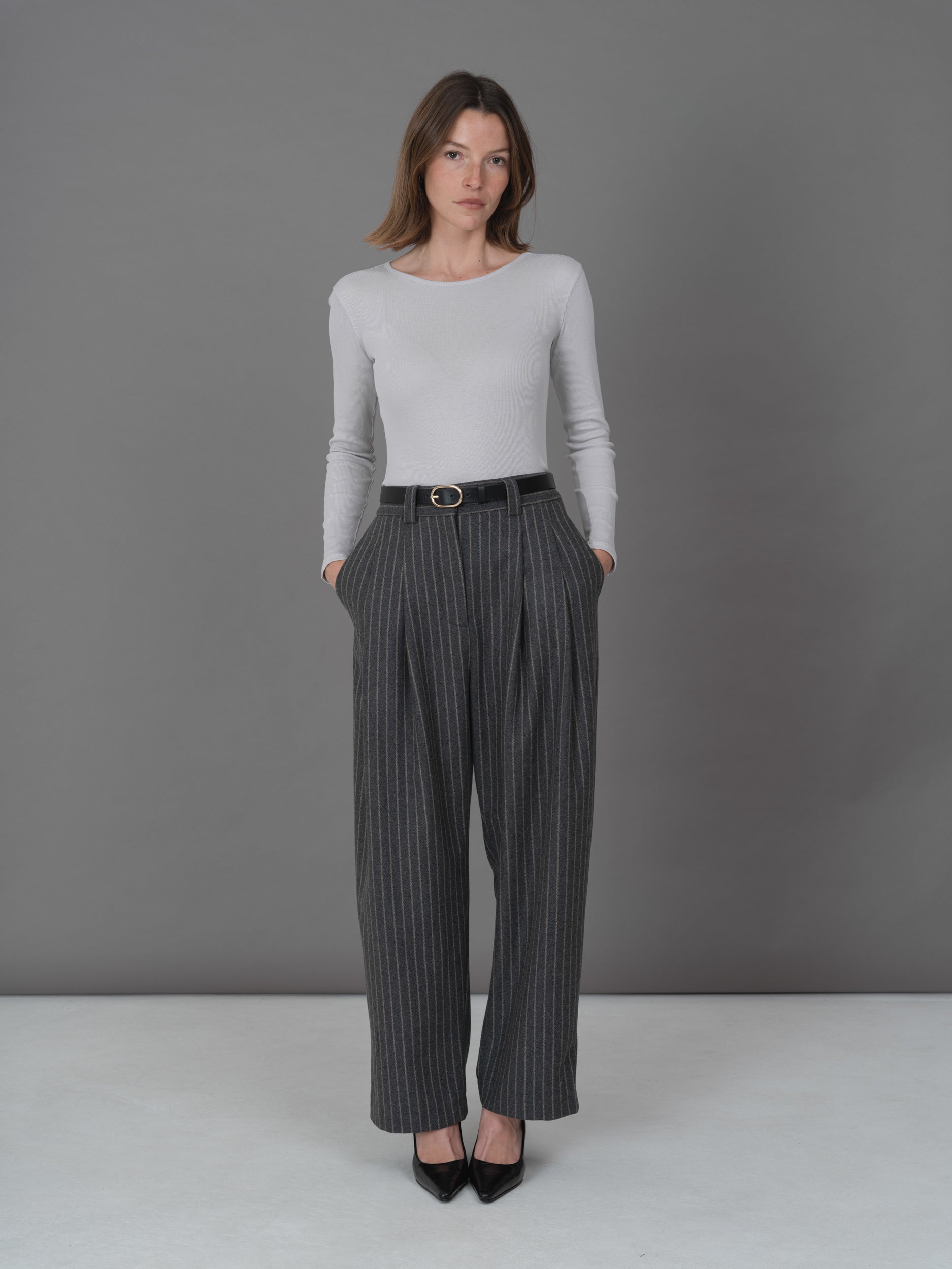 T-Shirt à manches longues Joe gris