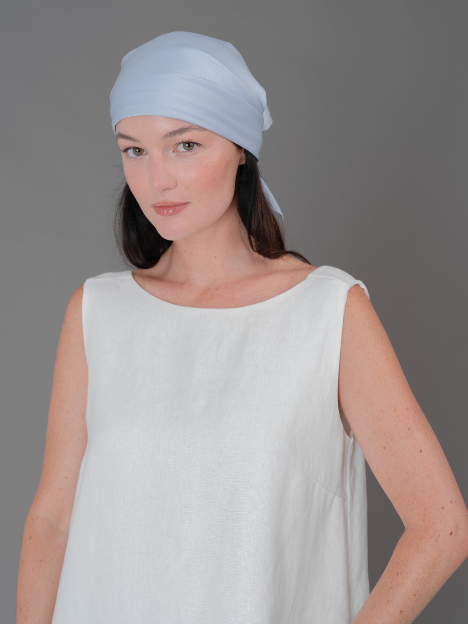Foulard bleu 