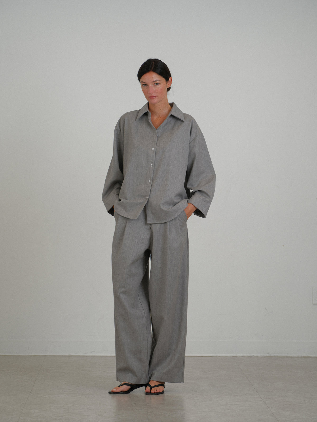 Andre pants light grey