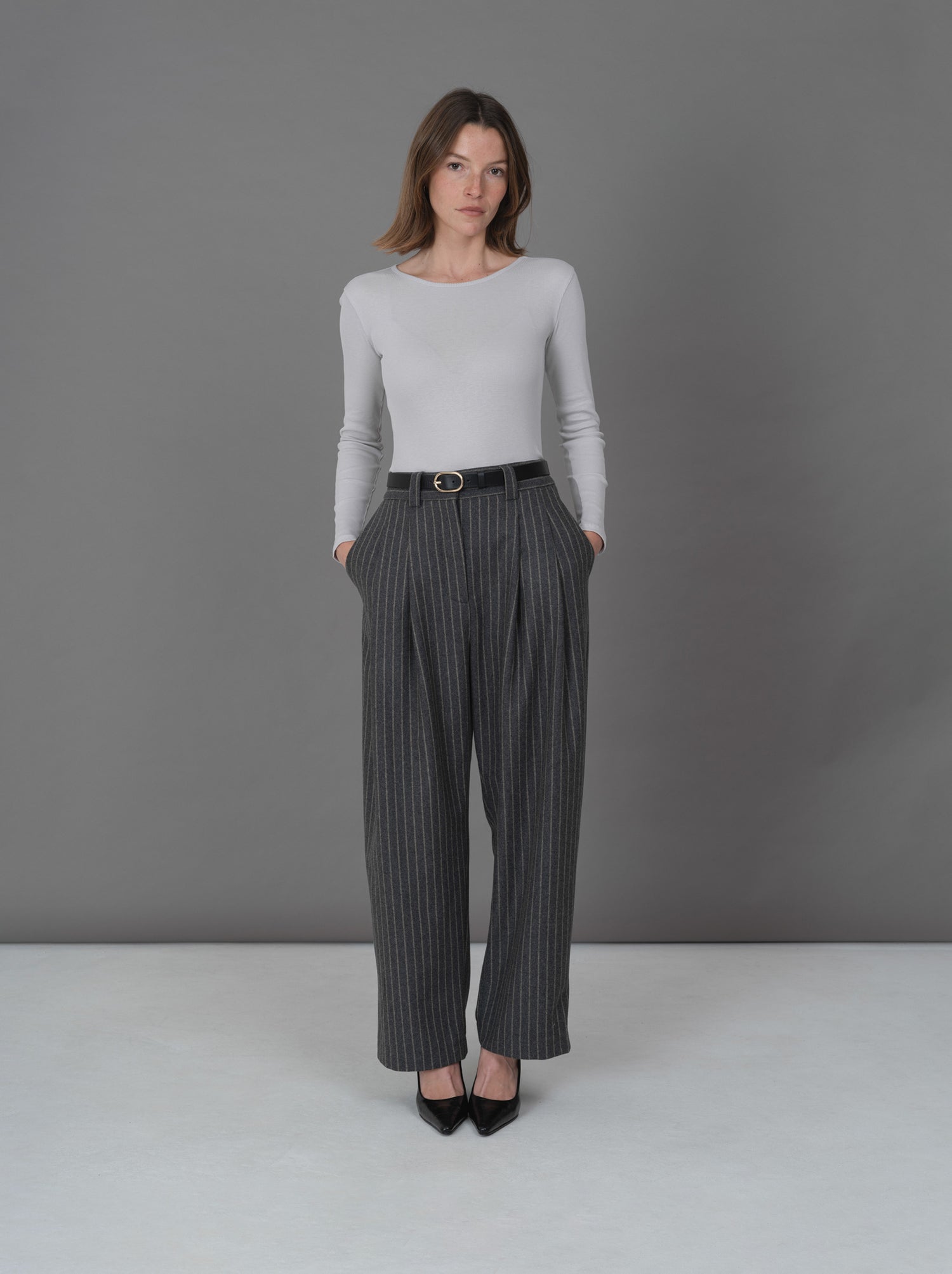 T-Shirt à manches longues Joe gris