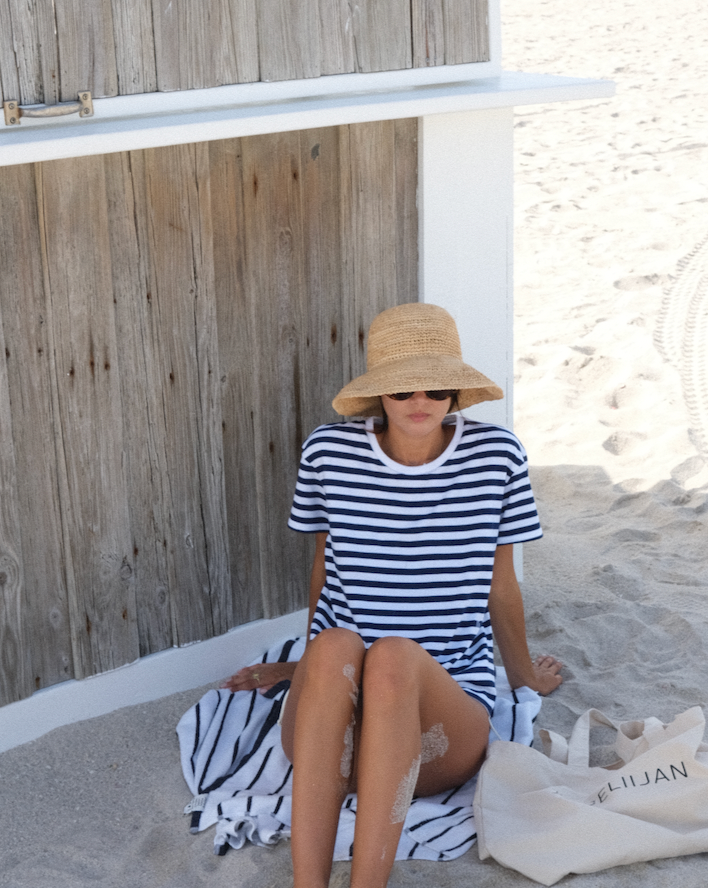 MARLON BLUE STRIPES T-SHIRT