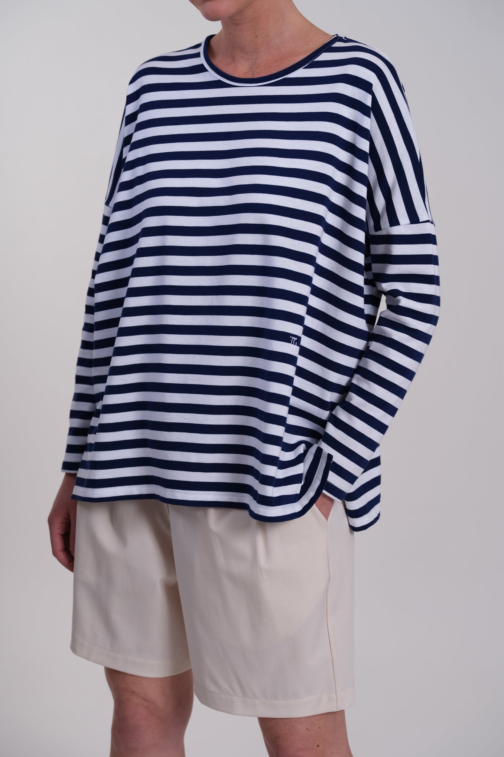 LOU BLUE STRIPES T-SHIRT
